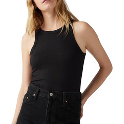 Textil Mulher Tops sem mangas Levi's A73260000 Preto