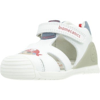Sapatos Rapaz Sandálias Biomecanics 252118B Branco