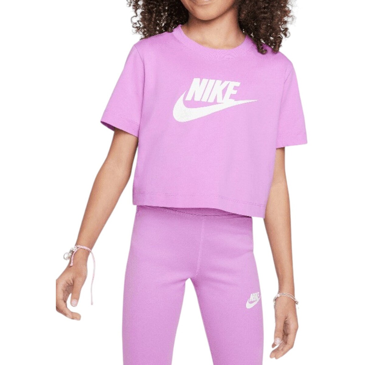 Textil Rapariga T-Shirt mangas curtas Nike FZ5548 Violeta