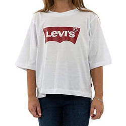 Textil Rapariga T-shirts e Pólos Levi's 3E0220-001-1-17 Branco