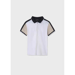 Textil Rapaz T-shirts e Pólos Mayoral 6134-51-1-23 Branco