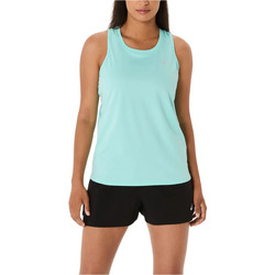 Textil Mulher camisas Asics CORE TANK Verde