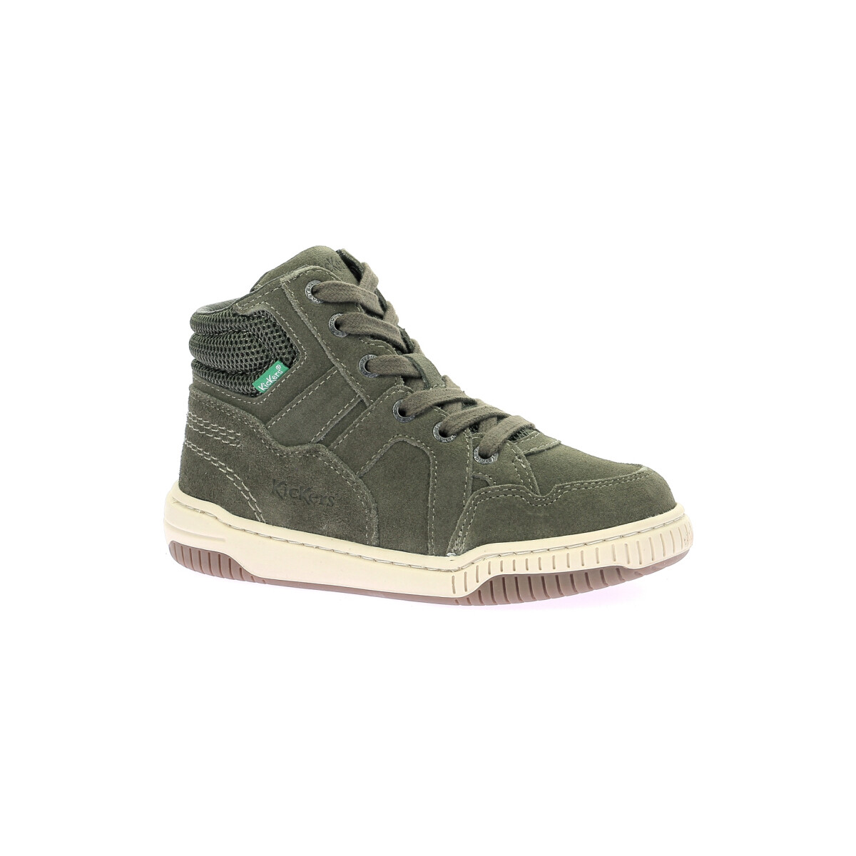 Sapatos Rapaz Sapatilhas de cano-alto Kickers Kick90 Cáqui