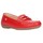 Sapatos Mulher Escarpim Fluchos F2156 Mujer Rojo Vermelho