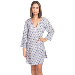 Textil Mulher Vestidos Isla Bonita By Sigris Kurta Branco