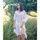 Textil Mulher Pareo Isla Bonita By Sigris Poncho Branco