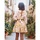 Textil Mulher Vestidos curtos Isla Bonita By Sigris Vestido Curto Ouro