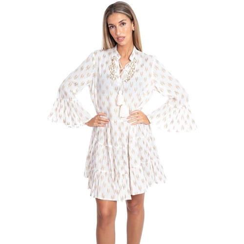 Textil Mulher Vestidos curtos Isla Bonita By Sigris Vestido Curto Branco