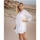 Textil Mulher Vestidos curtos Isla Bonita By Sigris Vestido Curto Branco