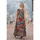 Textil Mulher Vestidos compridos Isla Bonita By Sigris Vestido Midi Longo Vermelho