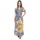 Textil Mulher Vestidos compridos Isla Bonita By Sigris Vestido Midi Longo Preto
