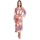 Textil Mulher Vestidos compridos Isla Bonita By Sigris Vestido Midi Longo Vermelho