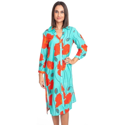 Textil Mulher Vestidos Isla Bonita By Sigris Vestir Verde