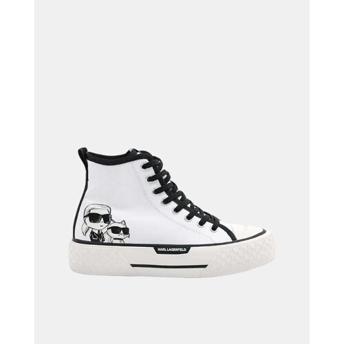 Sapatos Mulher Sapatilhas Karl Lagerfeld KL60654T KAMPUS MAX III Branco