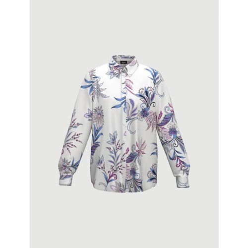 Textil Mulher camisas Linea Emme Marella 15111101 Branco