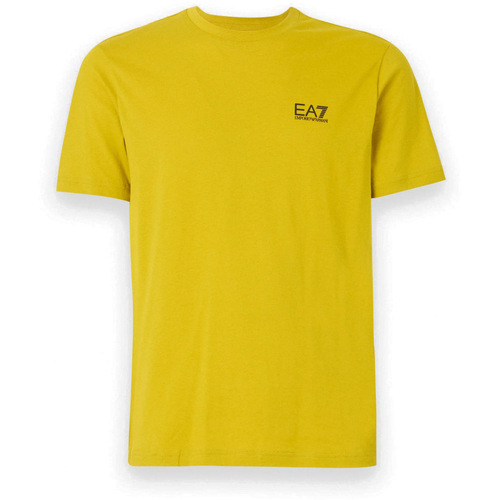 Textil Homem T-shirts e Pólos Emporio Armani EA7 8NPT25PJVPZ Amarelo