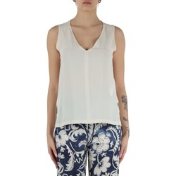 Textil Mulher Tops sem mangas Linea Emme Marella 15161051 Branco