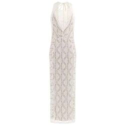 Textil Mulher Vestidos Guess W5GK66 KCT80-G012 Bege