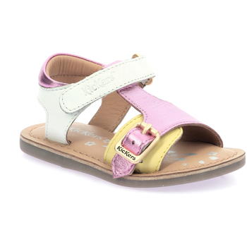 Sapatos Rapariga Sandálias Kickers Diazz Branco