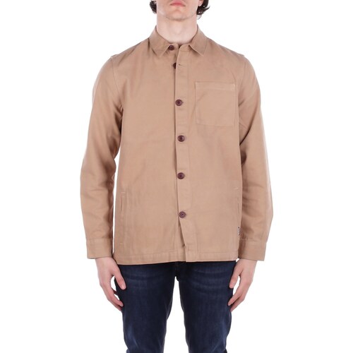 Textil Homem Camisas mangas comprida Barbour MOS0281 Bege