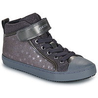 Sapatos Rapariga Sapatilhas de cano-alto Geox J KALISPERA GIRL Cinza