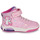 Sapatos Rapariga Sapatilhas de cano-alto Geox J INEK GIRL Rosa