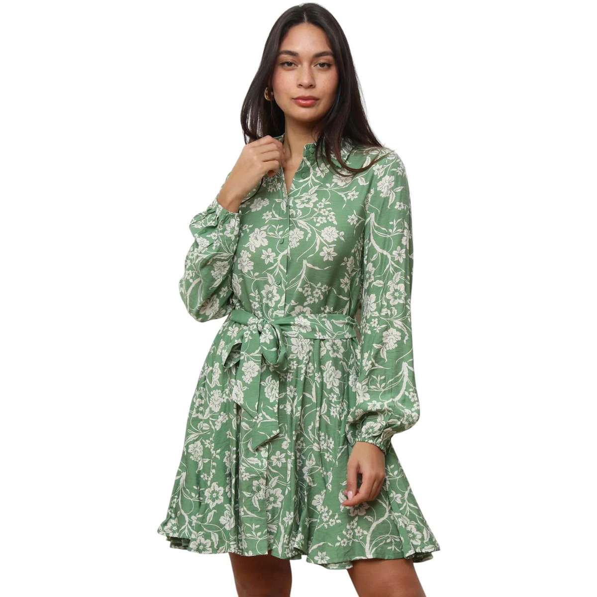 Textil Mulher Vestidos La Modeuse 74469_P176013 Verde