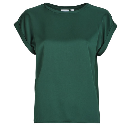 Textil Mulher Tops / Blusas Vila VIELLETTE  Verde