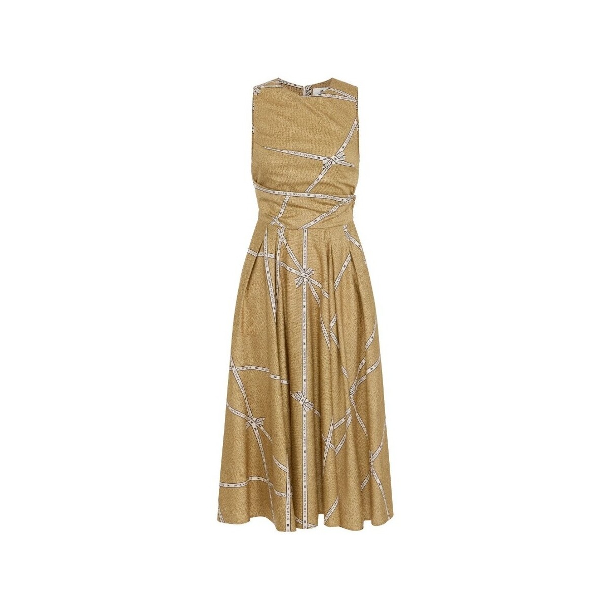 Textil Mulher Vestidos Elisabetta Franchi ABS5252E2 Amarelo