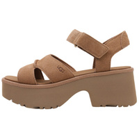 Sapatos Mulher Sandálias UGG New Heights Ankle Strap Castanho