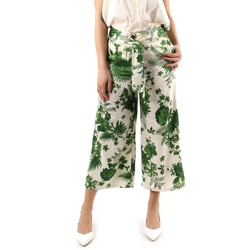 Textil Mulher Calças Linea Emme Marella 151311620 Verde