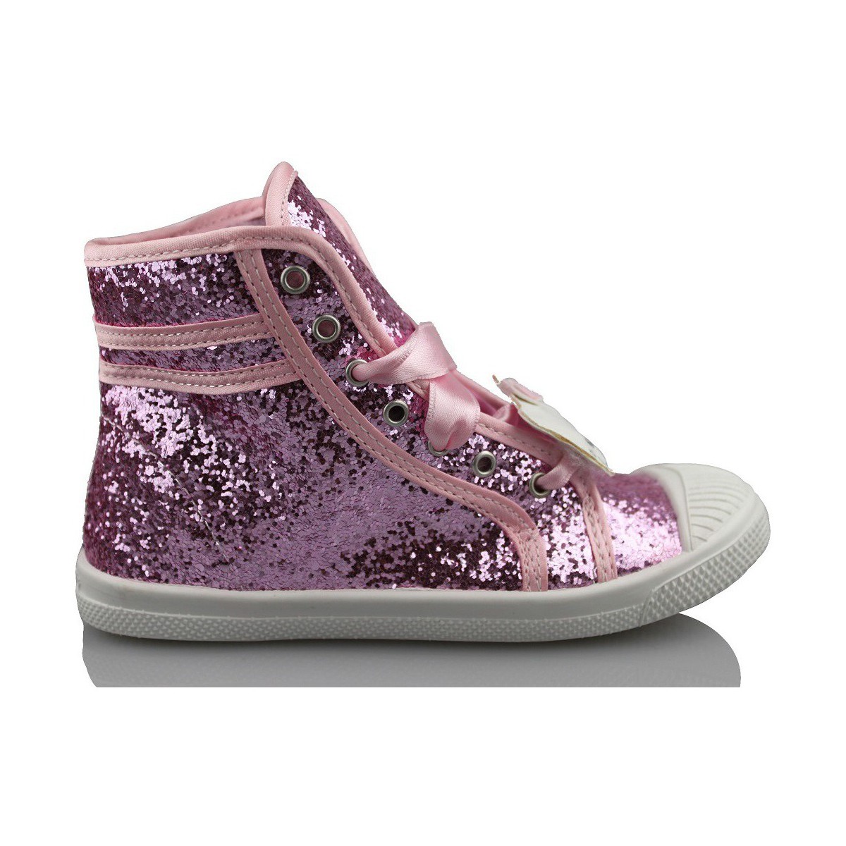 Sapatos Rapariga Sapatilhas de cano-alto Hello Kitty CAMOMILLA MILANO GLIPPER Rosa