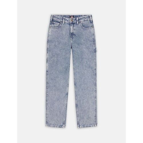 Textil Mulher Calças de ganga Dickies ELLENDALE  DK0A4XEKJ781-BLUE MARBLE Azul
