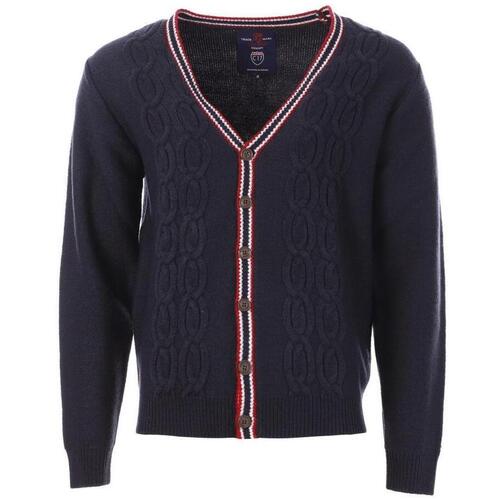 Textil Homem Casacos de malha C17  Azul