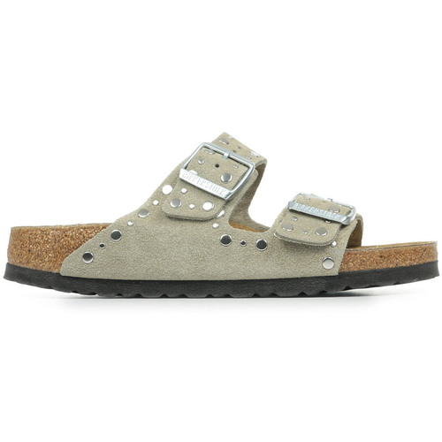 Sapatos Mulher Sandálias BIRKENSTOCK Arizona Rivet Border Bege