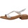Sapatos Mulher Sandálias Wonders B9605 Prata