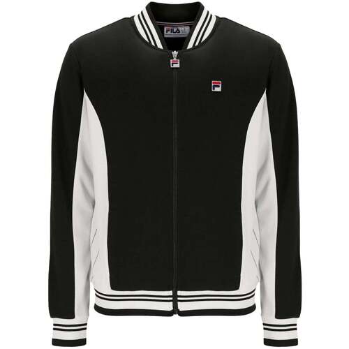 Textil Homem Casacos fato de treino Fila Settanta Baseball Track Top Jacket Black/Gardenia Preto
