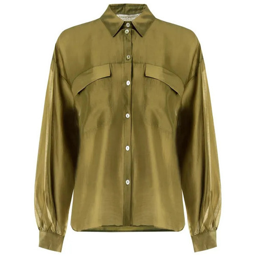 Textil Mulher camisas Rinascimento CFC0123656003 Verde Militar