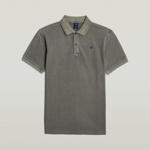 Textil Homem T-shirts e Pólos G-Star Raw D11595-D756 DUNDA OVERDYED-D033 SHADOW OLIVE Verde