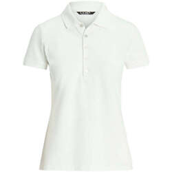 Textil Criança T-shirts e Pólos Lauren Ralph Lauren T-Shirt e Polo Branco