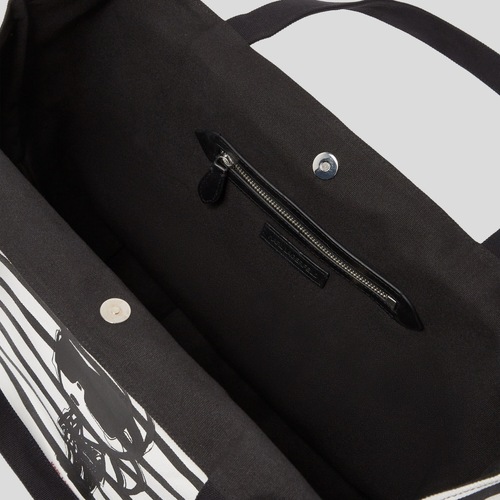 Karl Lagerfeld IKON PRINT STRIPE SHOPPER Azul