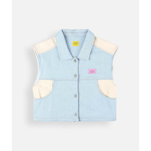 Textil Mulher Casacos Oxbow Veste DENIM Azul