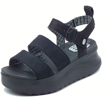 Sapatos Mulher Sandálias HEYDUDE 43198 Delray Buckle Classic Preto