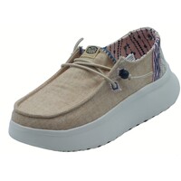 Sapatos Mulher Escarpim HEYDUDE 41946 Wendy peak Chambray Woven Castanho