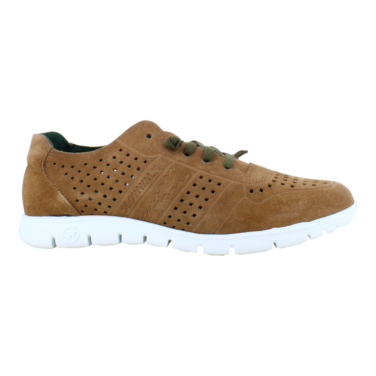Sapatos Homem Sapatilhas Slowwalk ZAPATILLAS UBANAS CON ELÁSTICOS  SW2502 CUERO Castanho