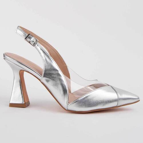 Sapatos Mulher Escarpim Montevita 102961 Prata