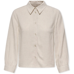 Textil Mulher Tops / Blusas Only Camisa Siesta - Moonbeam Bege