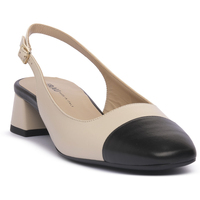 Sapatos Mulher Escarpim Frau NAPPA NERO VANILLA Preto