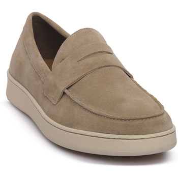 Sapatos Homem Mocassins Frau SUEDE AVENA PANNA Bege