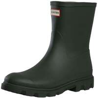 Sapatos Homem Botas de borracha Hunter Botas curtas Wellington Downpour Verde